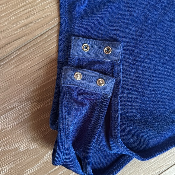 JLuxlabel shiny blue bodysuit - Picture 3 of 4